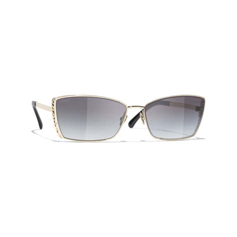 Sunglasses Chanel Blue in Metal 